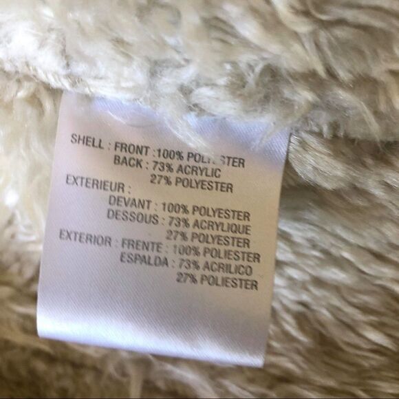 Liz Claiborne Faux Fur Trim Zip Jacket.Size MP - Picture 8 of 13